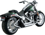 Vance & Hines Shortshots Staggered Exhaust System For Harley Davidson FXSTSI 1450 EFI 2004-2006 - Chrome