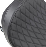 Drag Specialties Low-Profile Solo Seat For Victory High-Ball 106 2012-2016 Diamond - Black