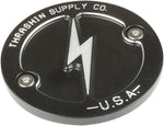Thrashin Supply Co Points Cover For Harley Davidson FLDE 1750 2018-2020 - Black