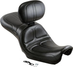 LE Pera Maverick Seat For Harley Davidson FLD 1690 2012-2013 Stitched - Black