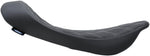 Drag Specialties EZ-On Mount Low-Profile Double Diamond Solo Seat For Harley Davidson FLHR 1340 1997-1998 - Black Silver