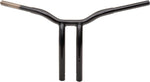 LA Choppers Kage Fighter Welded Bent-Riser Handlebar 35.5 cm (14") - Black
