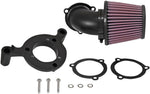 K&N Air Charger Intake Kit For Harley Davidson FLHR 1584 2008 - Black