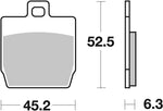 SBS HF Street Ceramic Organic Front Brake Pads For MBK EW 50 2000-2010
