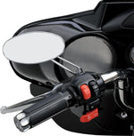 Drag Specialties Stealth I Mirror For Harley Davidson FLFBS 1868 2022 - Chrome Silver