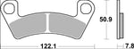 Brembo SD Prime Sintered Brake Pads For Arctic Cat Textron Wildcat Sport 700 EFI 4X4 2015-2019 Front