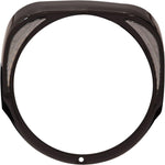 Ciro Fang Headlight Bezels For Harley Davidson FLH 1868 ABS 2021 Black Clear