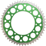 Renthal Twinring Sprocket For Kawasaki KDX250 1983-1994 Rear 50T - Green
