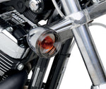 Drag Specialties Smoked Turn Signal Lens Kit For Harley Davidson FLS 1690 2012-2016 Fits Front Or Rear Smoke