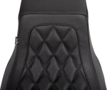Mustang Double Diamond Squareback Seat For Harley Davidson FLHX 1923 2024-2026 - Black