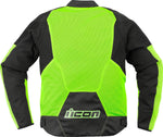 Icon Unisex Overlord3 Mesh Jacket - Black Hi-Vis Yellow