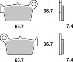 SBS HF Street Ceramic Organic Rear Brake Pads For Beta RR 50 2010-2017