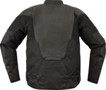 Icon Unisex Overlord3 Leather Jacket - Black