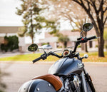 Trask 1-1/4" V-Line Handlebar For Indian Scout 60 2016-2022 14 cm (5-1/2") - Black