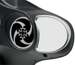 Drag Specialties Fairing Mount Mirror For Harley Davidson FLHR 1340 1996-1998 - Chrome Silver