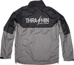 Thrashin Supply Co Mission Waterproof Rain Jacket - Black Grey