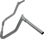 Fat Baggers Inc. 1-1/4" EZ Install Pointed Top Handlebar For Harley Davidson FLH 1868 2021 33 cm (13") - Chrome