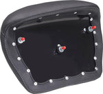 Mustang Deluxe Touring Chopped Tour Pack Sissy Bar Pad For Harley Davidson FLHX 1923 2024-2026 - Black/Grey