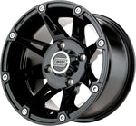 Moose Racing 387X Wheel For Kawasaki KAF 820 4X4 2015-2016 Rear 14x8" - Black
