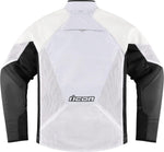 Icon Unisex Mesh AF Leather Jacket - Black White