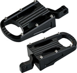 Biltwell XL Step Footpegs For Harley Davidson FXCWC 1584 2008-2011 - Black