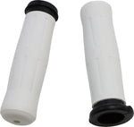 Avon Grips Old School Rubber Grips For Harley Davidson FLDE 1750 2018-2020 - Flat White