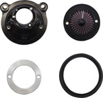 S&S Cycle Air Stinger Stealth Air Cleaner Kit For Harley Davidson XL 1200 C 2007-2020 - Black Chrome