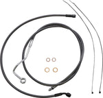 Magnum Shielding Pearl Designer Handlebar Cable Install Kit For Harley Davidson FLHR 1750 2021-2022 30.5 - 35.5cm (12" - 14") - Black