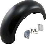 Klock Werks Hugger Front Fender with Mounting Blocks For Harley Davidson FLFB 1750 2018-2020 45.7 cm (18") - Black