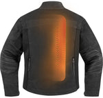 Icon D3O Viper Central Back Impact Protector - Orange