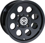 Moose Racing 26X Wheel For Polaris 455 4X4 1999 Front 12x7" - Black