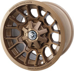 Moose Racing 24X Wheel For Kawasaki KVF650 I 4X4 2006-2014 Front 12x7" - Bronze