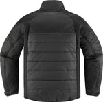 Icon Unisex Ghost Puffer Jacket - Black Charcoal Grey