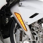 Show Chrome LED Marker Lights For Honda GL 1800 Goldwing 2018-2023 Clear/Amber