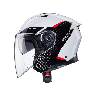 Caberg Flyon 2 Boss White Black Red Blue Helmet