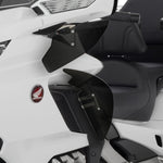 Show Chrome Upper Wind Deflectors For Honda GL 1800 2018-2023 - Dark Smoke