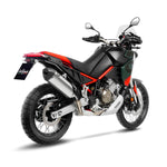 LeoVince LV-14 Stainless Steel Silencer For Aprilia Tuareg 660 2022-2025