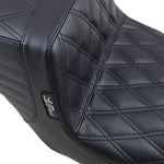 LE Pera Tailwhip Seat For Harley Davidson FLH 1868 ABS 2021 Double Diamond - Black