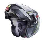 Caberg Duke Evo Move Matt Gun Metal Black Yellow Helmet