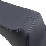 Drag Specialties Predator III Seat For Harley Davidson FLSTF 1584 2007-2010 Smooth - Black