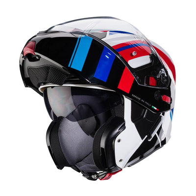 Caberg Horus X Road White Red Blue Helmet