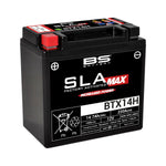 BS Battery SLA Max AGM Battery For Ducati 1098 2007 - Black