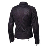 Spada Cafe Air Ladies Ventilated Motorcycle Jacket - Stealth Black