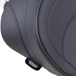 Drag Specialties Backrest Compatible Mild Stitched Solo Seat For Harley Davidson FLHT 1340 1997-1998 62cm Long - Black