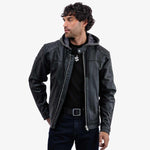 Spada Lambert Rev 2 Leather Motorcycle Jacket - Black