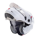 Caberg Tourmax X White Metal Flip Up Motorcycle Helmet
