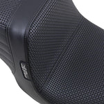 LE Pera Tailwhip Seat For Harley Davidson FXD 1340 1996-1998 Basketweave - Black