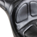LE Pera Maverick Daddy Long Legs Seat For Harley Davidson FLSTF 1450 2006 - Black