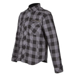 Spada Maine CE Check Riding Shirt Black & Grey