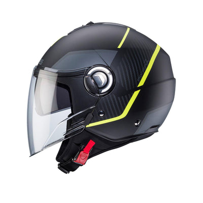Caberg Riviera V4X Geo Matt Black Yellow Anthracite Helmet